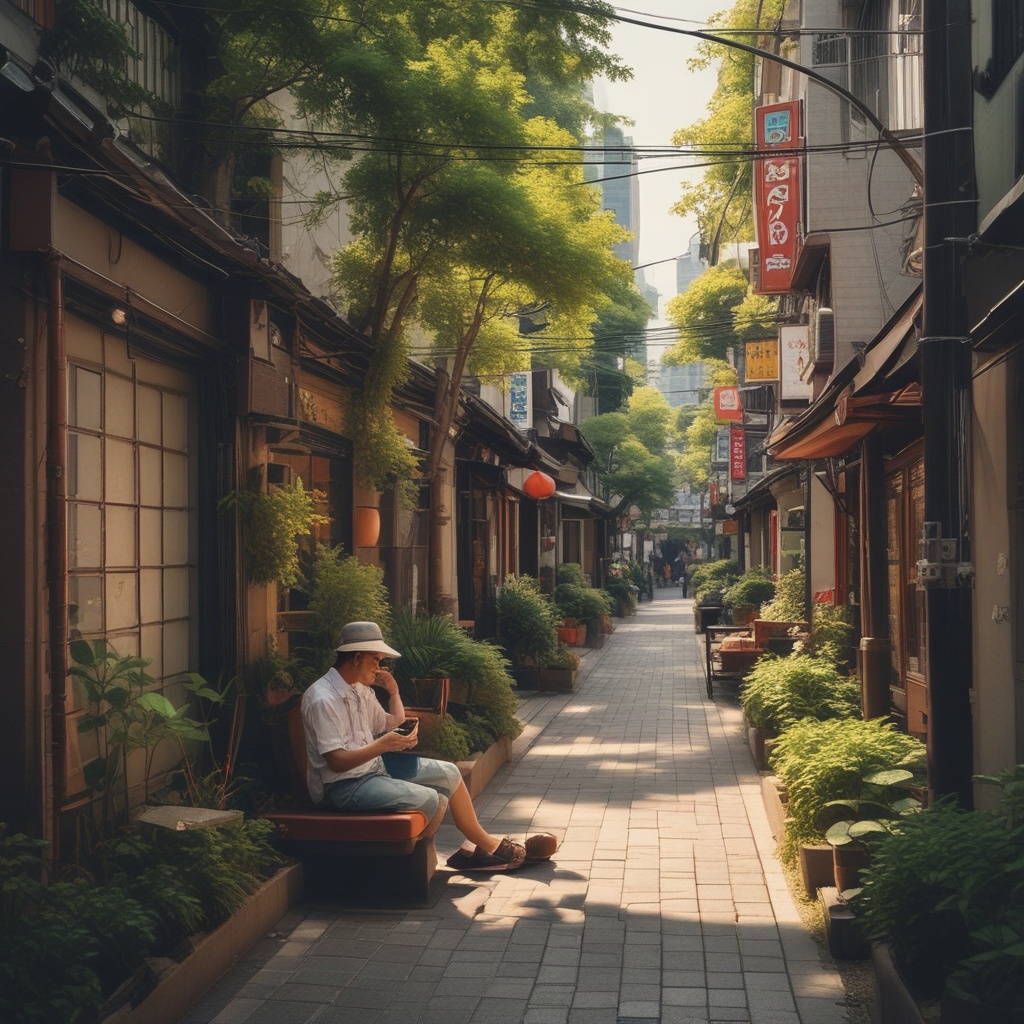 Relaxing Tokyo slow life scenes